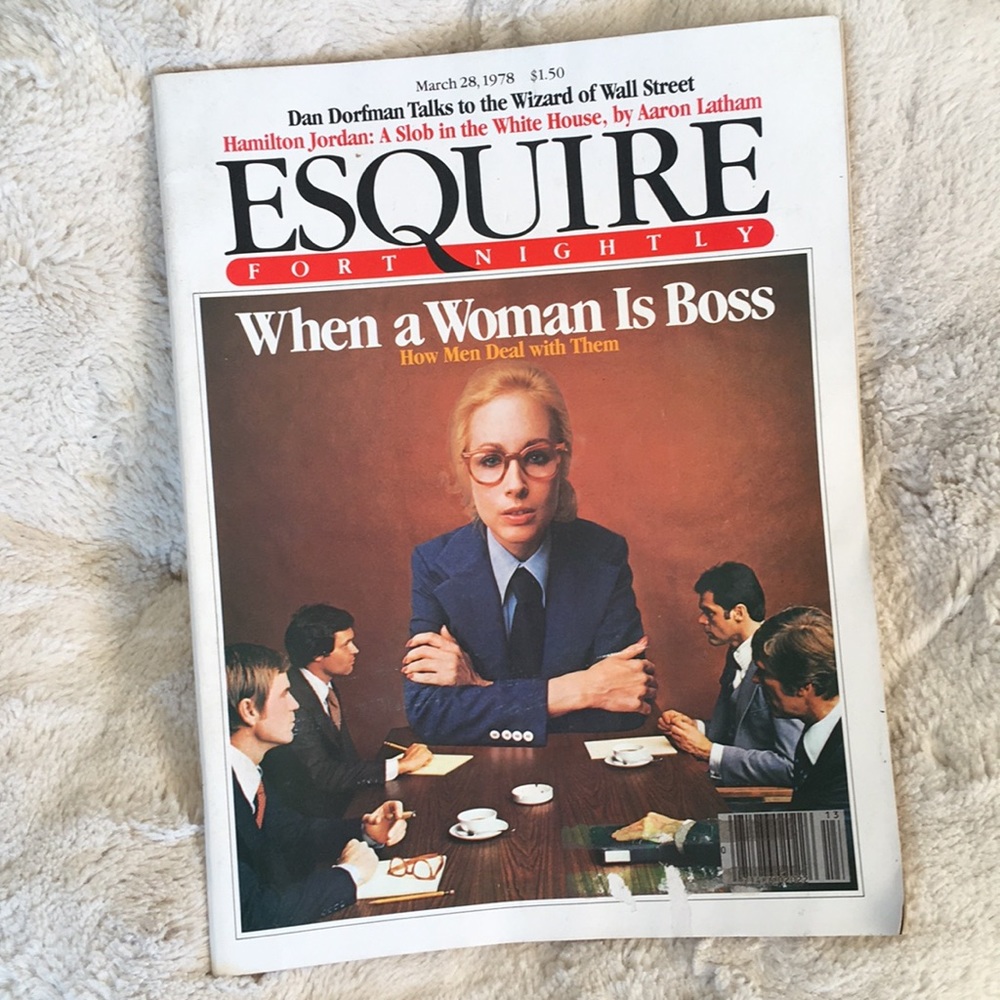 Vintage Esquire ‘When a Woman is Boss’ Magazine